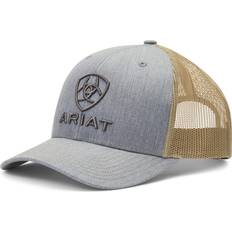 Ariat Women Accessories Ariat Mens Embroidered Logo Cap Grey/Tan