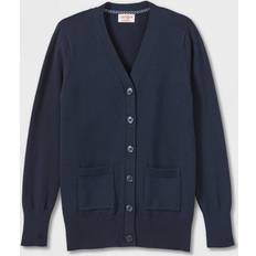 Cardigans Cat & Jack Girls' Long Uniform Cardigan Blue Plus