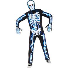 Morphsuits Fancy Dresses Morph Electric Skeleton Costume Large