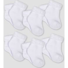 Underwear Gerber Baby 6pk Wiggle-Proof Socks White 3-6M