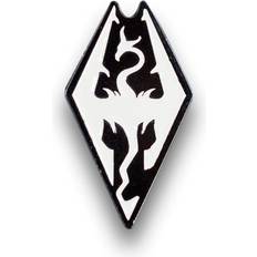 Just Funky Skyrim Collectibles Skyrim Dragon Logo Enamel Pin Collector Pin