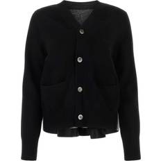 DSquared2 Neuletakit DSquared2 Black Wool Knit Cardigan Black