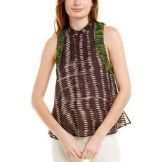 Purple Tank Tops Burning Torch Siren Silk Tank Top