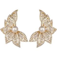 Glas Oorbellen Eye Candy LA CZ Mia Statement Earrings