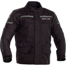 Richa Tipo Wasserdichte Kinder Motorrad Textiljacke - Schwarz Kinder