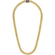 Bulova Classic Curb Chain Necklace - Gold/Black