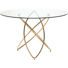 Kare Design Spiseborde Kare Design Molekular 120 cm Guld Spisebord