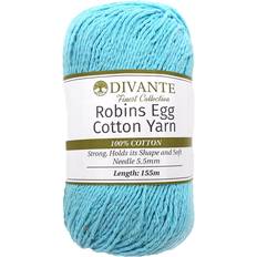 Yarn & Needlework Supplies Divante Cotton Yarn Robbins Egg