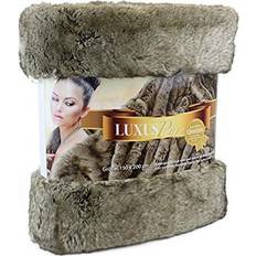 Gözze Throw/Blanket, Smart Fur Look, Wolf Blankets Grey (200x)