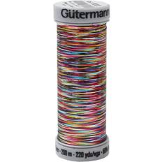 Sewing Supplies Gutermann Multi Coloured Metallic Sliver Embroidery Thread 200m