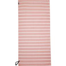 Regatta Striped Microfibre Bath Towel White