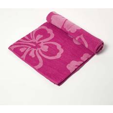Polyester Towels Homescapes Recycled Cotton Bath Towel Pink