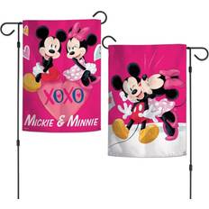 Multicoloured Flags & Accessories WinCraft & Minnie Love Happens Here Garden Flag Disney