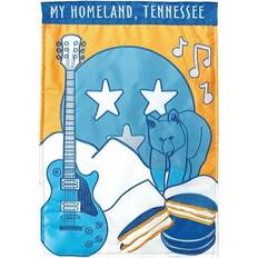 Cheap Flags My Homeland Tennessee Blue Orange Flag