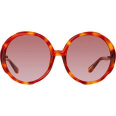 Solbriller Linda Farrow Otavia LFL1356 C3 Solbriller - Amber Tortoise