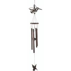 Cheap Garden Decorations Zingz & Thingz 3 3 Iron Hummingbird Wind Chimes