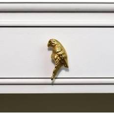 Melody Maison Gold Parrot Drawer Knob One 1pcs