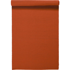 Hør - Orange Duge & Stofservietter Linum Uni Løber 45x150 cm Rustorange Dug Orange