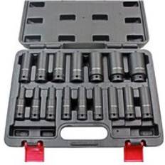 US PRO Drive 6pt European Impact Socket Set 10mm to 32mm Long Reach