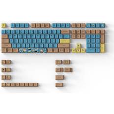 Keyboards Greenzech Seas of Clouds 128 Keys PBT Keycap Set Cherry Profile Sublimation Cutom