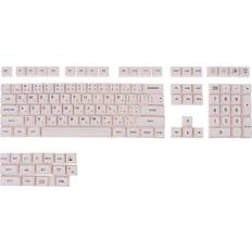 Keyboards Greenzech Japanese 124 Keys Milk PBT Keycap Set Profile