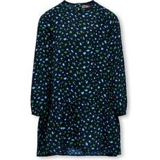 Blå Kjoler Kids Only Dress Blues Dots Peplum Kjole-152