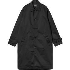 Carhartt Dame Frakker Carhartt W' Newhaven Coat Black Rinsed WIP Sort