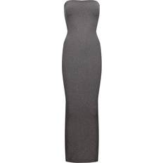 Lange Kleider - Polyamid Wolford Strickkleid SILBER