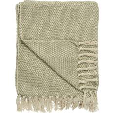Ib Laursen Plaid creme Tæppe Beige