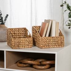 Baskets Jonathan Y happimess Havanah Southwestern Hyacinth Slanted Nesting Basket