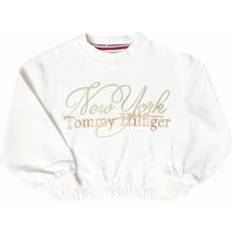 Tommy Hilfiger Boys Sweatshirts Tommy Hilfiger Girls New York Script Sweatshirt White years