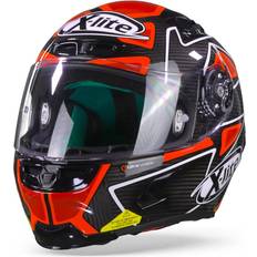 X-Lite X-803 Ultra Carbon Replica D.Petrucci Casco, nero-rosso, dimensione per uomo