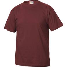 Clique Basic T-Shirt Burgundy Years