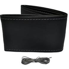 Universal Ratkappe Sort PVC Læder Grå