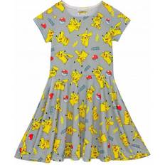 Pokémon Dresses Children's Clothing Pokémon Pokemon Mädchen Pikachu Kurzarm-Skaterkleid