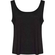 Viscose Tank Tops AWDis Heather Tank Top Black