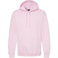 Pink - Unisex Jumpers Gildan Softstyle Fleece Midweight Hoodie Light Pink