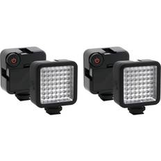 Tlily 2X Bright LED Video Light 49 LED Camera Lighting Dimmable Portable Camera Light Panel for