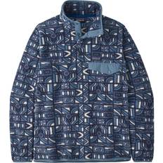 Patagonia Tops Patagonia Lwt Synchilla Snap T Men's Pullover New Visions: New Navy