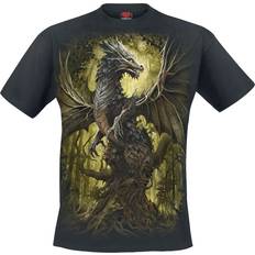 Spiral T-shirt Oak Dragon till Herrer sort