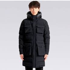 Branksome Long Puffer Jacket - Black