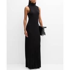 Nili Lotan Reid Open-Back Stretch Jersey Maxi Dress - Black