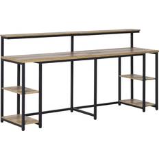 Writing Desks Homcom 78.75 Inches Double Writing Desk