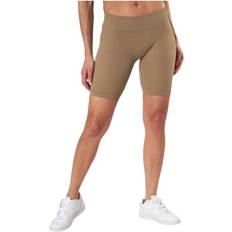 Beige - Mujer Shorts Only Vicky Rib Seamless Shorts Beige - Female