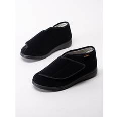 Fischer Hjemmesko Med Bred Velcro - Sort