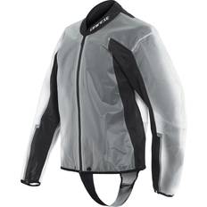 White Motorcycle Jackets Dainese Racing Regenjacke, weiss, Größe