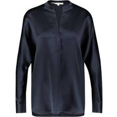 Silk - Women Blouses Vince Silk Shirt - Blue