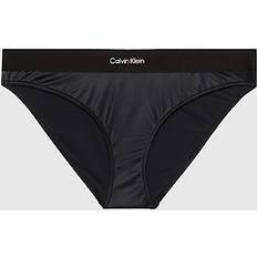 Nylon Bikinihosen Calvin Klein Bikini Bottoms CK Refined BLACK