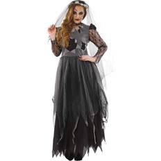 Fun Shack Womens Zombie Corpse Bride Costume Ladies Ghost Halloween Halloween