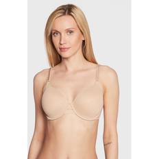 Beige Rintaliivit Calvin Klein Invisibles T-Paitarintaliivit